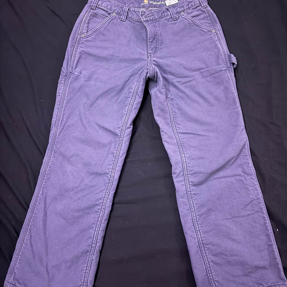 Carhartt Women's Flare Jeans in Purple